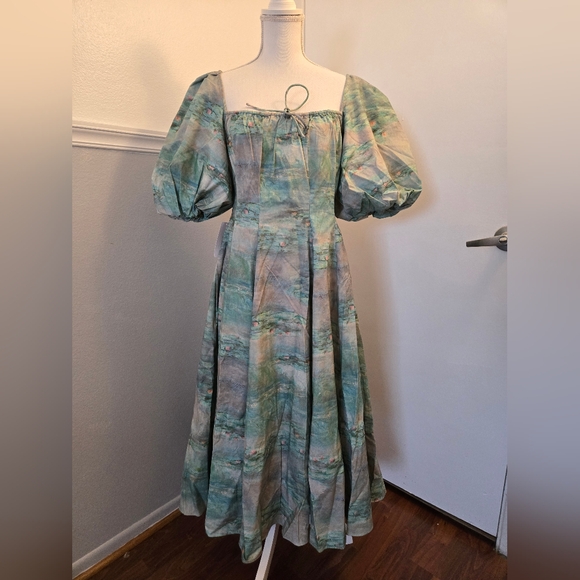 Selkie Water Lilies Day Dress - Picture 2 of 3